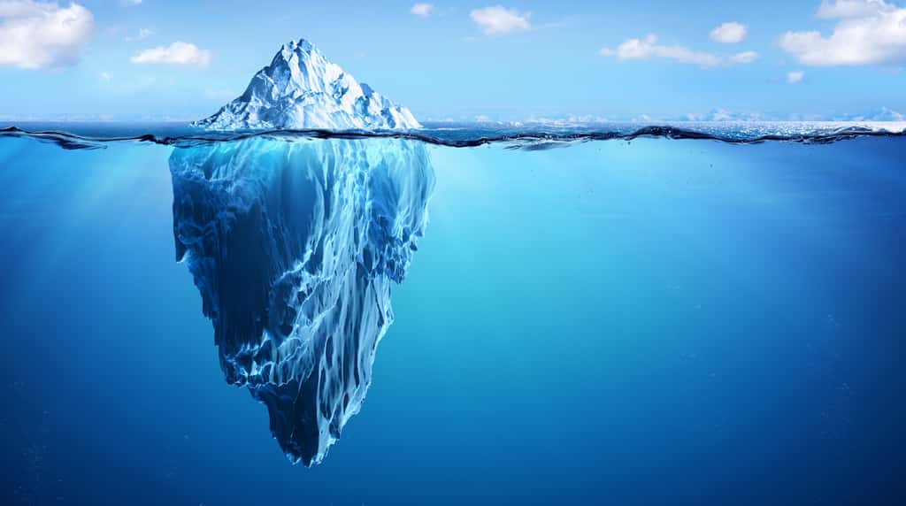 La libération d’icebergs dans l’océan n’est pas le principal mécanisme de fonte des glaces en Arctique. © Romolo Tavani, Adobe Stock