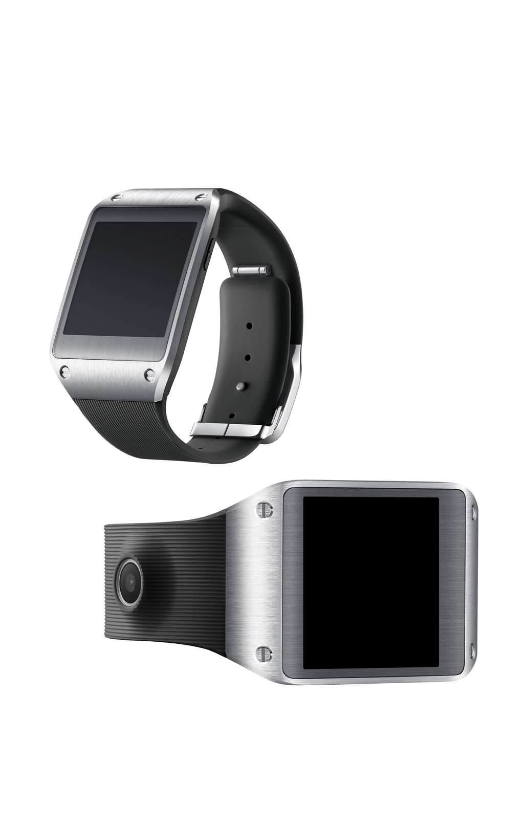 Dans un brevet déposé en Corée du Sud, Samsung a protégé le design d’une montre équipée d’un écran flexible qui s’enroule autour du poignet. Sa première génération de montre intelligente serait cependant équipée d’un écran tactile rigide de 2,5 pouces. © Samsung, Moveplayer