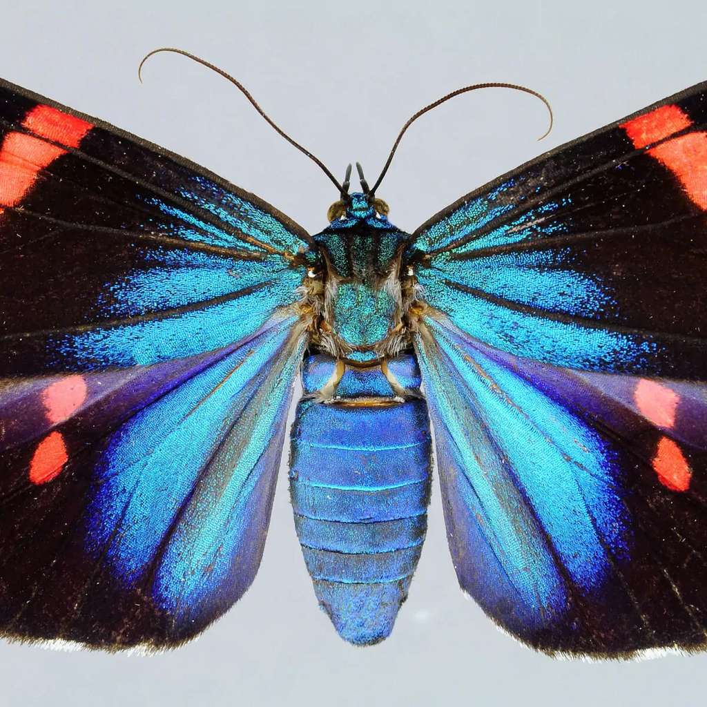 <em>Lepidoptera Erebidae Arctiiinae Hypocrita hystaspes </em>(Butler, 1871) DR photo HPA. © Tous droits réservés