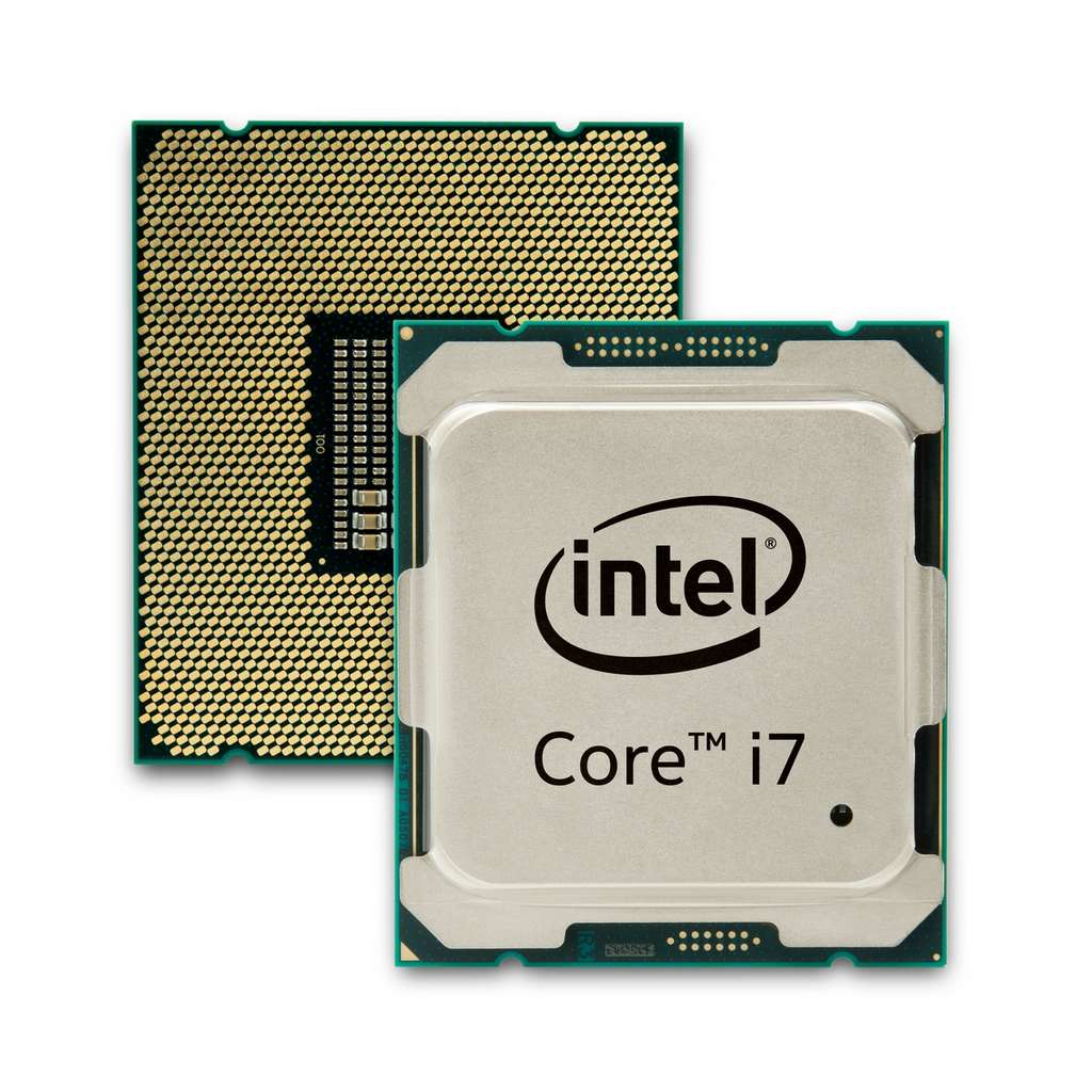 Le nouveau processeur Core i7-6950X Extreme Edition renferme 3,4 milliards de transistors sur un <em>die </em>de 246 mm². Ses 10 cœurs sont chacun cadencés à 3 GHz. © Intel