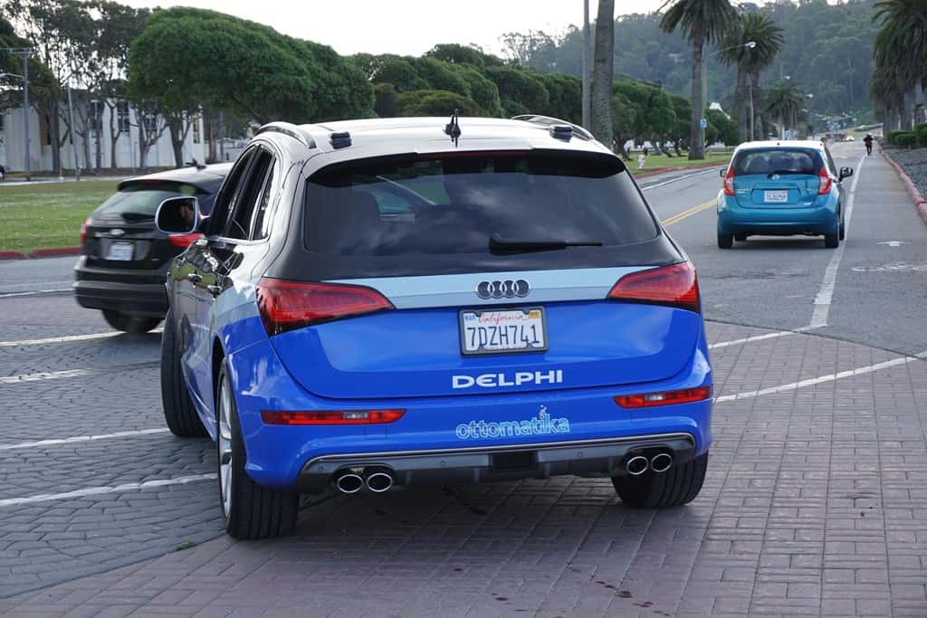 L’équipementier Delphi travaille lui aussi sur la technologie pour la voiture autonome en partenariat avec Audi. L’un de ses prototypes a récemment effectué une traversée des États-Unis entre San Francisco et New York. © Delphi Automotive