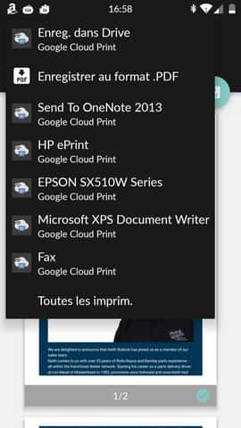 L’application Google Cloud Print est disponible sur Google Play. © Futura-Sciences