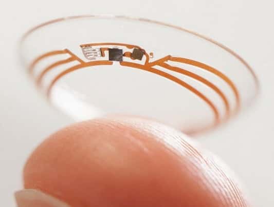 Le géant américain Google s’intéresse lui aussi aux lentilles de contact. Après avoir développé des lunettes connectées, son Google X Lab travaille sur des lentilles capables de mesurer la glycémie. © Google 