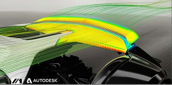 Parmi les matériaux programmables mis au point par le MIT, on trouve un concept d’aileron arrière pour voiture de sport. Réalisée à partir de fibres de carbone traitées avec un matériau sensible à la température, cette pièce se déforme sous l’effet de la chaleur provoquée par la friction de l’air à haute vitesse afin d’accentuer l’appui aérodynamique. © <em>Self-Assembly Lab</em>, MIT, Carbitex LLC, Autodesk Inc