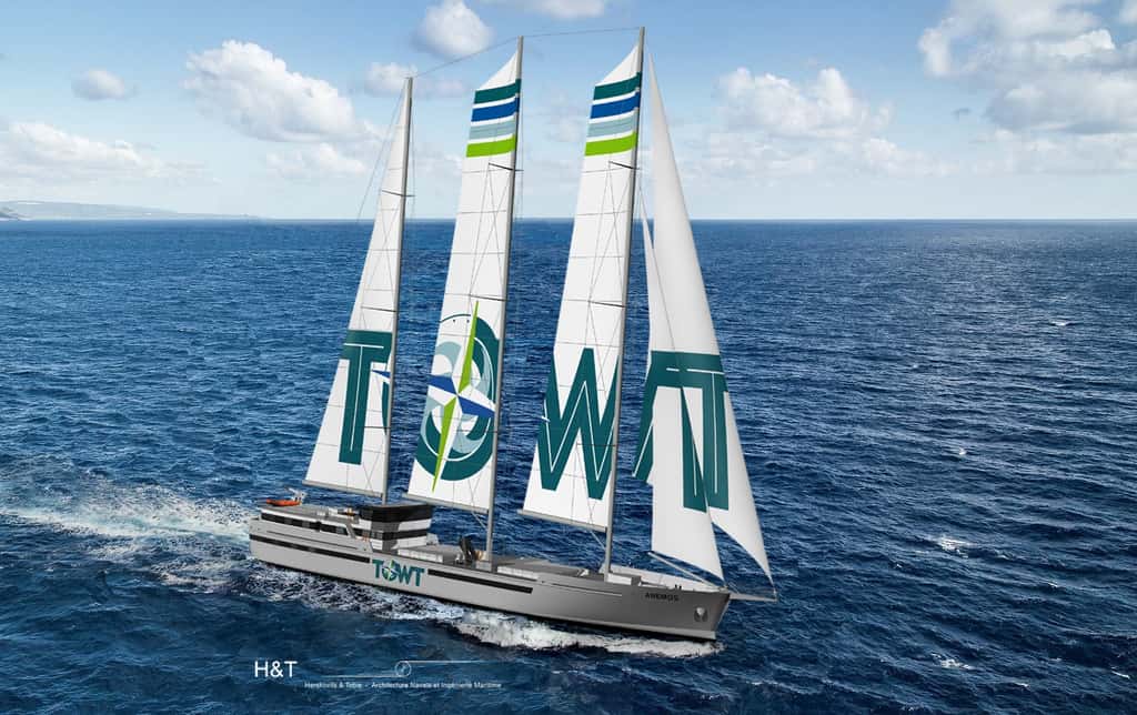 TOWT est un service de transport de marchandises décarboné. ©  TOWT, tous droits réservés