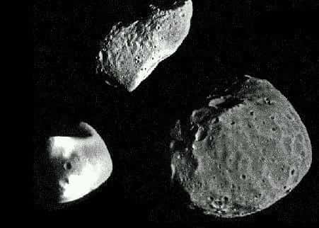 Les asteroïdes, un danger potentiel pour la Terre. © Inria/Sinus, Hervé Guillard