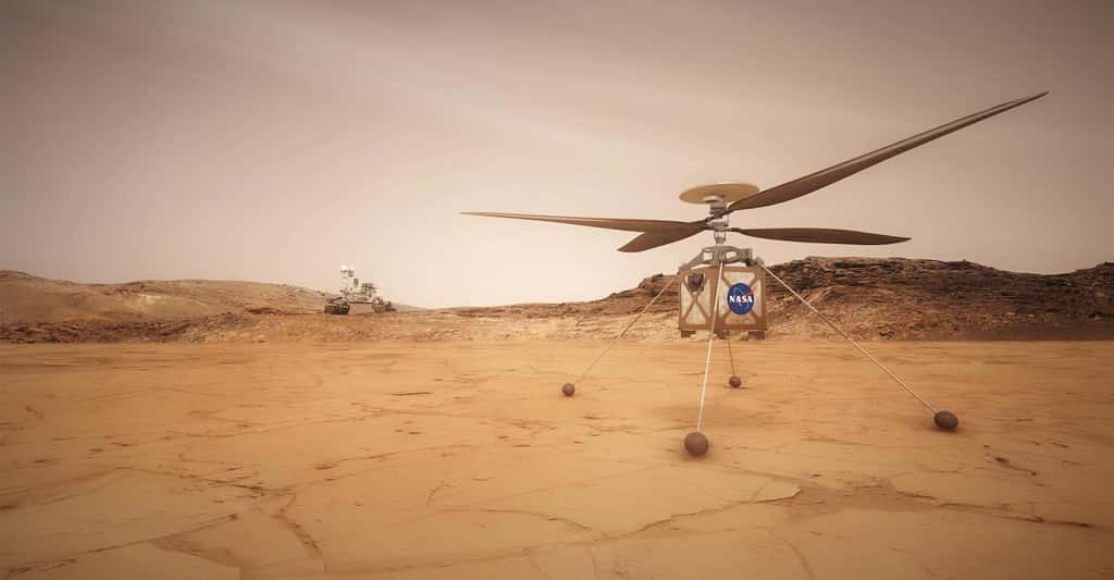 Ingenuity a été un parfait précurseur pour montrer que voler sur Mars était non seulement possible, mais surtout d'une grande aide pour l'explorateur. D'autres missions de ce genre pourraient être retenues pour préparer l'arrivée de l'astronaute sur la Planète rouge. © JPL-Caltech, Nasa