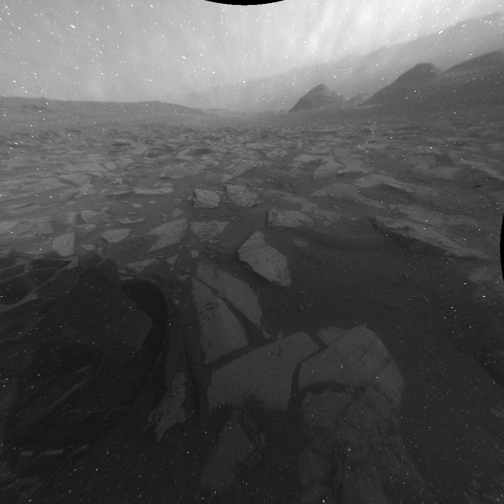12 heures de vue sur les pentes du mont Shard. © Nasa, JPL-Caltech