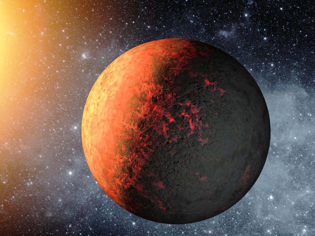 Une vue d'artiste de Kepler 20e l'infernale. © Nasa/Ames/JPL-Caltech