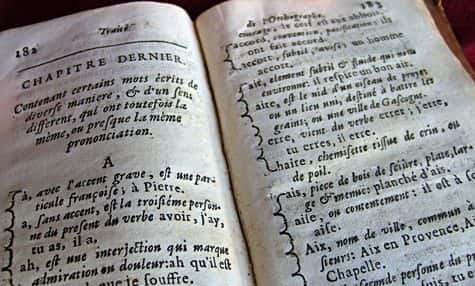 Guide de lecture et d'orthographe. Paris, 1669. Collection auteur.