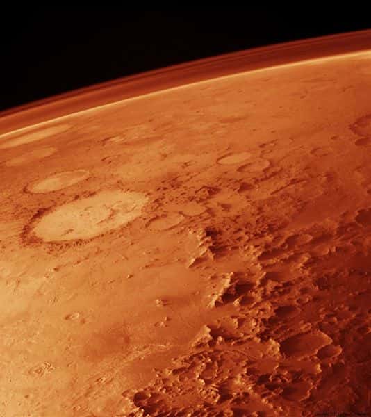 Si Mars porte bien son surnom de Planète rouge, on peut aussi la voir sous d'autres couleurs... © Nasa