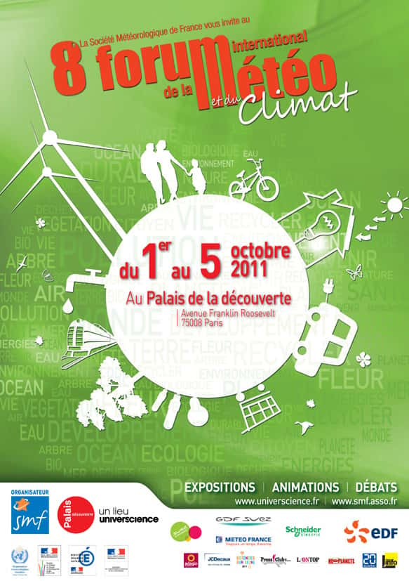La météo tient son forum international à Paris du 1er au 5 octobre. © Forum international de la météo