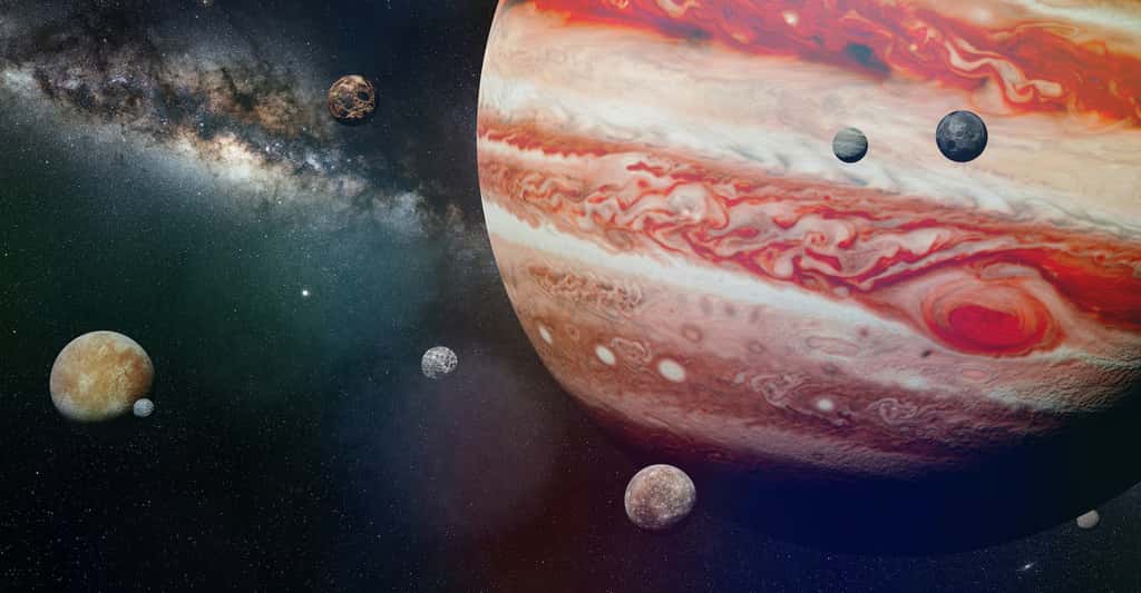 Les astronomes ont déjà observé de nombreuses lunes temporaires autour d’autres planètes. Autour de Jupiter notamment. Mais autour de notre Terre, la détection de mini-lunes reste rare. © dottedyeti, Adobe Stock