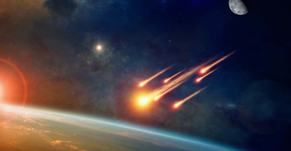 À ses débuts, la Terre a été bombardée de météorites. © IgorZh, Adobe Stock