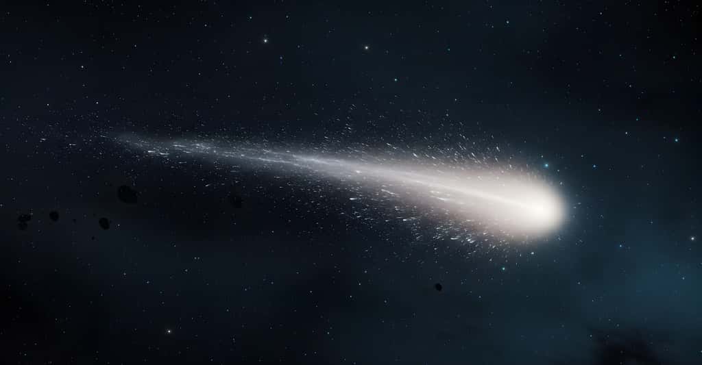 3I/Atlas est le troisième objet interstellaire jamais identifié dans notre Système solaire. Les astronomes s’attèlent à en apprendre plus à son sujet. © Images4U, Adobe Stock