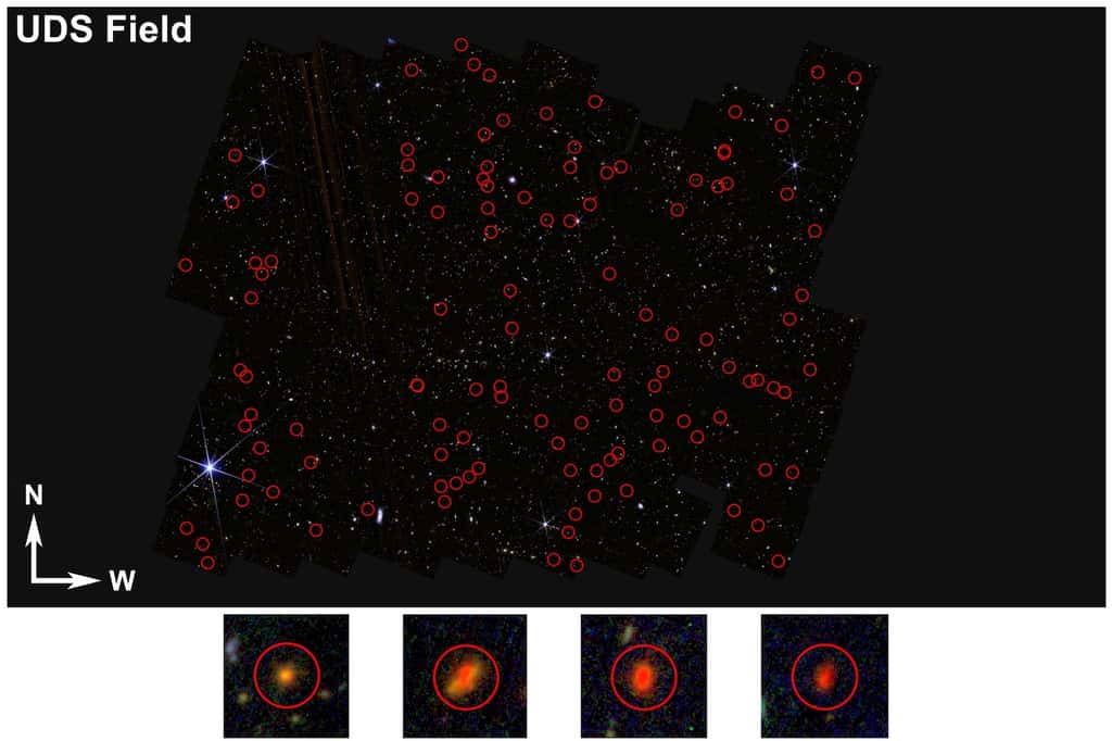 Sur ces images, les mystérieux objets de l’univers identifiés par les chercheurs de l’université du Missouri (États-Unis). © Bangzheng « Tom » Sun, Université du Missouri