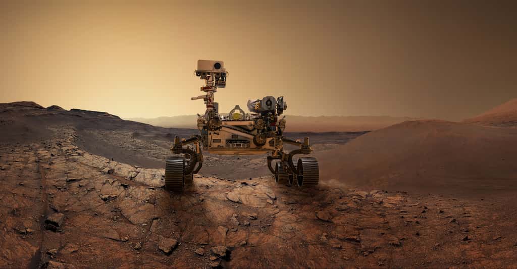 Le rover Perseverance à la surface de Mars apporte des observations d'une valeur inestimable mais sur des zones très restreintes. © Tryfonov, Adobe Stock