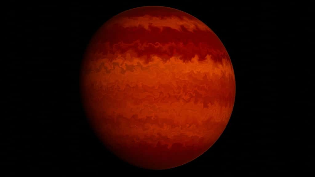 Voici comment les astronomes de l’université Johns Hopkins (États-Unis) imaginent TIC365102760 b, la planète qu’ils surnomment Phénix. La plus petite et la plus légère jamais observée autour d’une géante rouge. © Roberto Molar Candanosa, Université Johns Hopkins