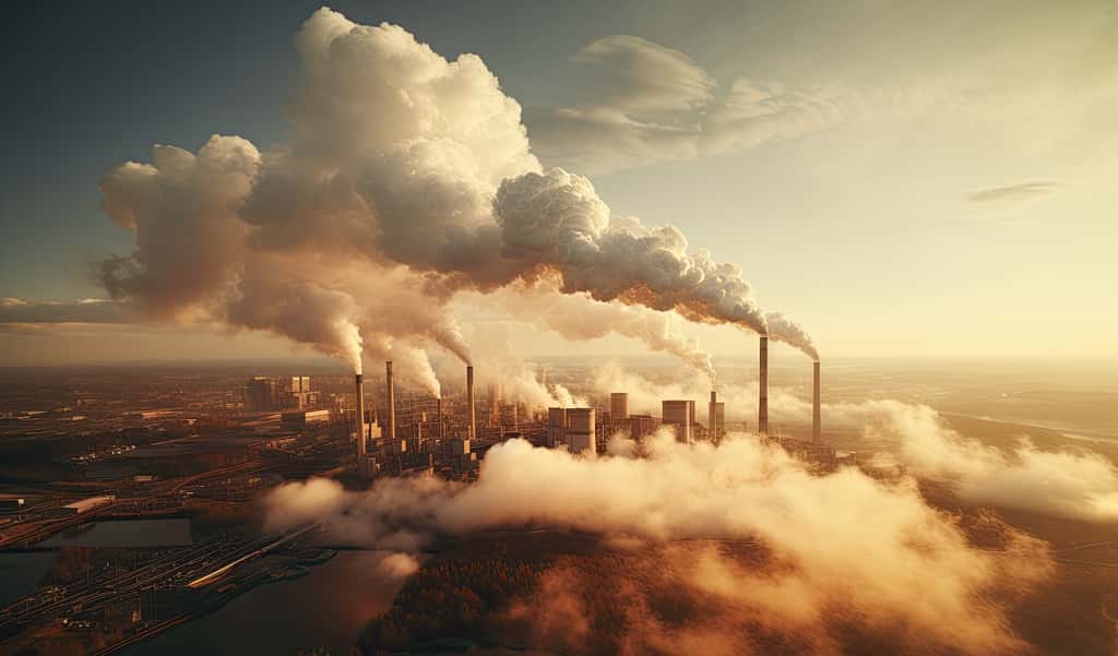 Certains scientifiques estiment que jusqu’à une mort sur 5 dans le monde serait due à la pollution de l’air engendrée par les combustibles fossiles. Les mêmes qui sont responsables du réchauffement climatique anthropique. © Stavros, Adobe Stock