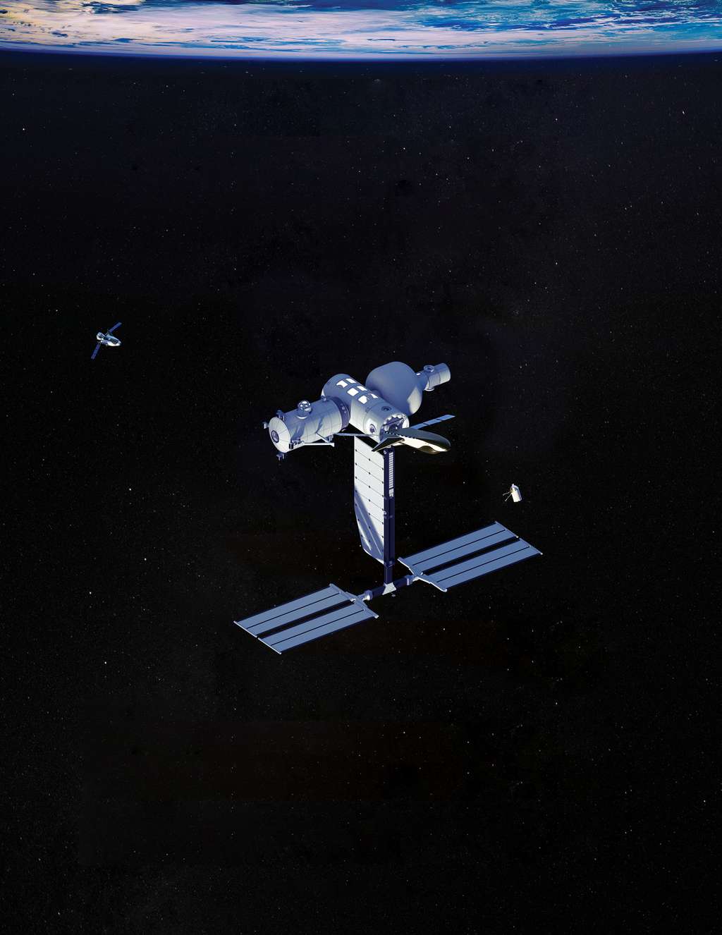 Le projet de station spatial Orbital Reef. © Orbital Reef