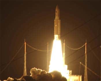 Le lancement d'Ariane 513<br />crédit : Arianespace