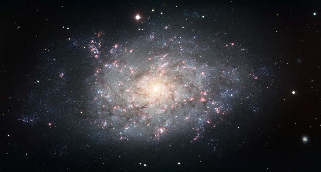 La galaxie NGC 7793 contenant le microquasar. Crédit : ESO