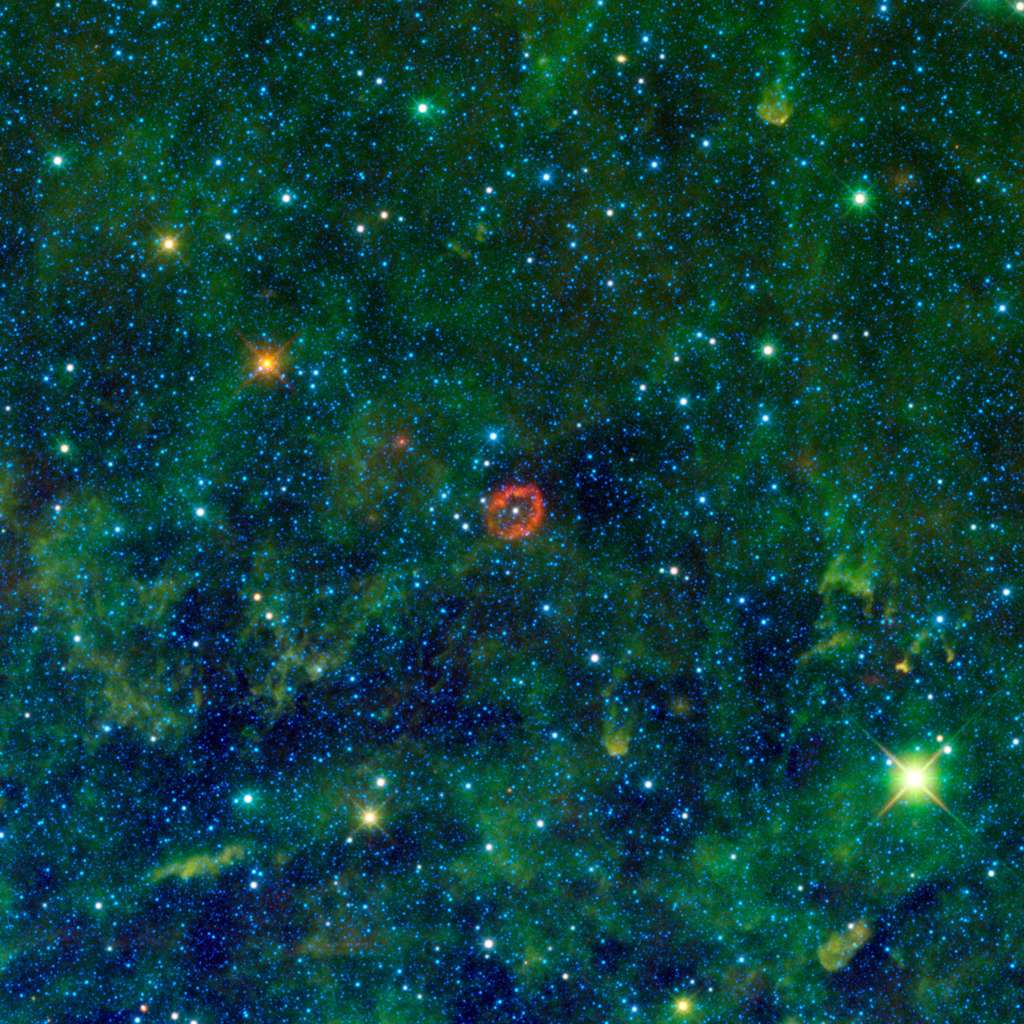 Une étoile des plus massive. © Nasa/JPL-Caltech/UCLA