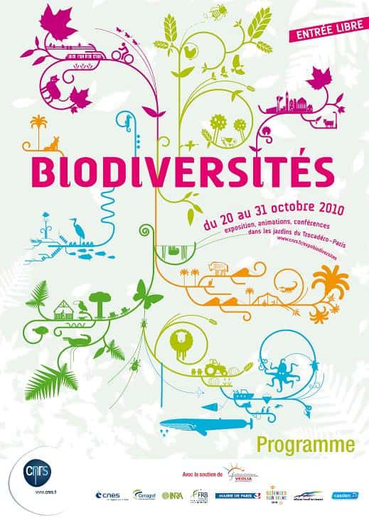 La biodiversité est à l'honneur pour cette 19<sup>e</sup> édition de la Fête de la science. Les jardins du Trocadéro accueilleront le public gratuitement du 20 au 31 octobre 2010. © CNRS