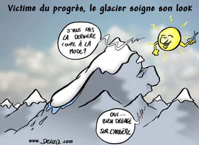 Le glacier soigne son look ! © Delucq 