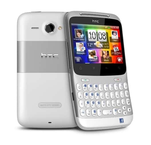 Le ChaCha, de HTC, premier smartphone badgé Facebook. © HTC