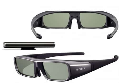 Panasonic, Samsung, Sony, etc., chaque fabricant fournit des lunettes 3D incompatibles avec les téléviseurs de ses concurrents. © Sony