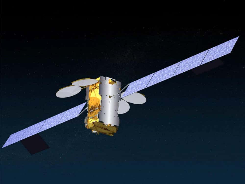 Ka-Sat, un satellite géostationnaire qui peut recevoir et transmettre à haut débit sur l'Europe. © Astrium