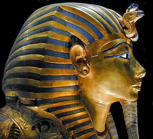 Toutânkhamon, le onzième pharaon de la XVIII<sup>e</sup> dynastie, garde encore bien des mystères. © Dalbera, Flickr CC by-2.0