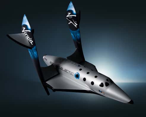 Le SpaceShipTwo est le projet d'avion de tourisme spatial le plus médiatisé. © Virgin Galactic