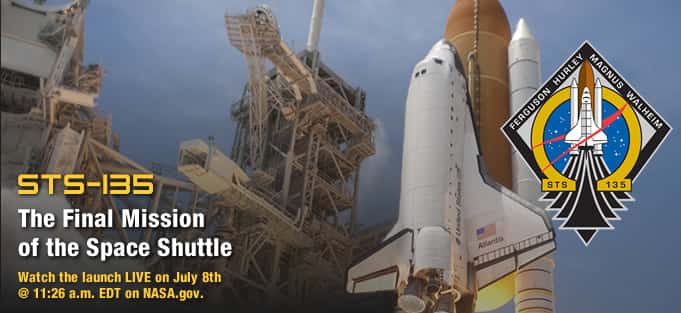 STS 135 : la dernière mission d'une <em>Space Shuttle</em>. Avant longtemps, aucun engin réutilisable civil (car l'US Air Force utilise déjà, au moins à titre expérimental, le mystérieux <a href="//www.futura-sciences.com/fr/news/t/astronautique/d/la-mysterieuse-mission-de-la-navette-spatiale-militaire-x-37b_26413/" title="La mystérieuse mission de la navette spatiale militaire X-37B" target="_blank">X37-B</a>) ne sera envoyé dans l'espace. Et les occupants de l'ISS redescendront sur Terre dans des capsules dont la conception remonte aux années 1960. © Nasa