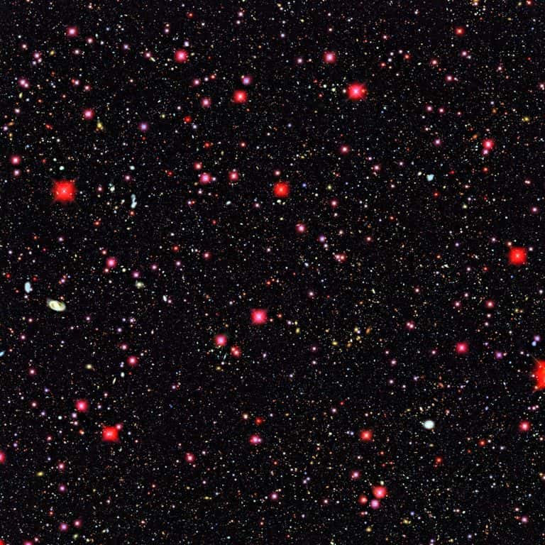 Une image du DLS. Le LSST fera encore mieux ! © <em>Deep Lens Survey</em> / UC Davis / NOAO