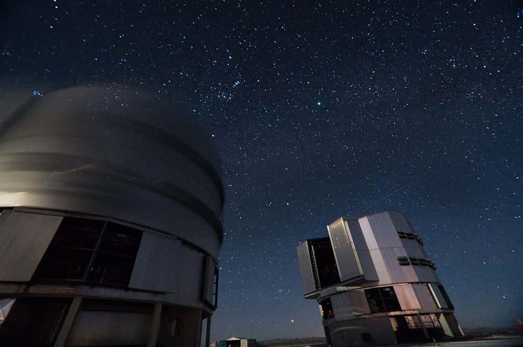 Le VLT est installé au Chili sous l'un des plus beaux ciels de la planète. © Iztok Boncina/ESO