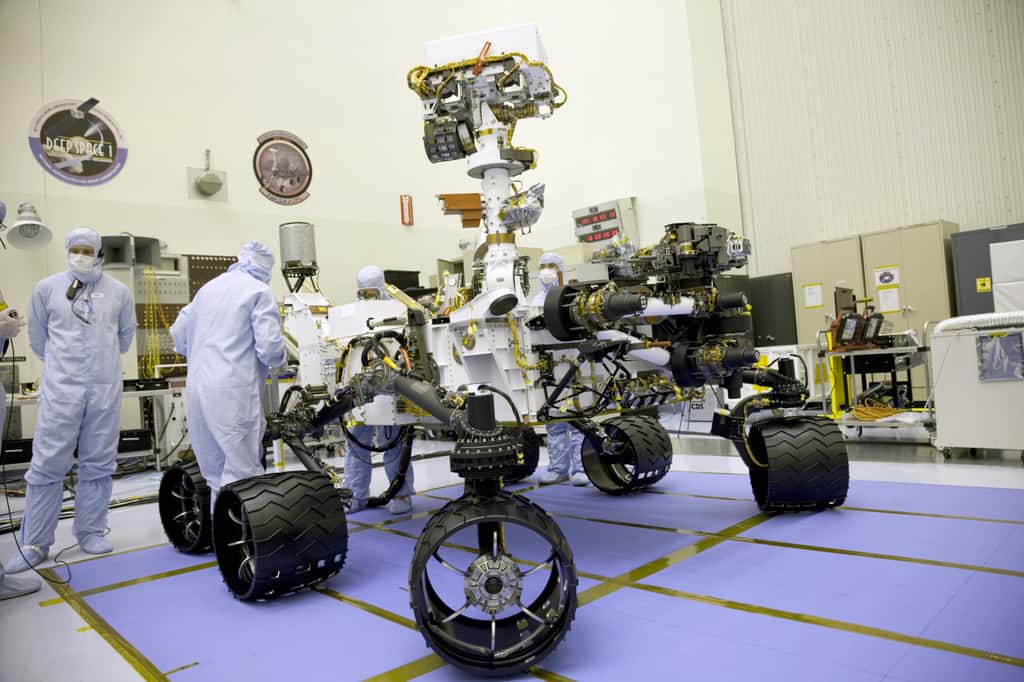 La mission primaire doit durer au moins une année martienne (deux années terrestres), pendant laquelle Curiosity couvrira une distance totale d’environ 20 kilomètres. © Nasa/Frankie Martin