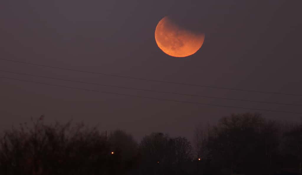 L'éclipse de Lune du 10 décembre. © Sylvain62