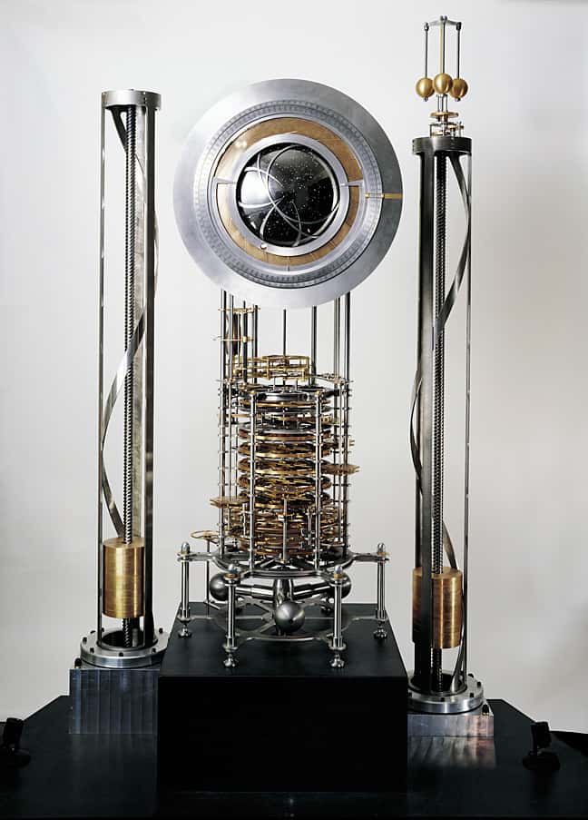 Un prototype de l'Horloge du Long Maintenant. © Rolfe Horn