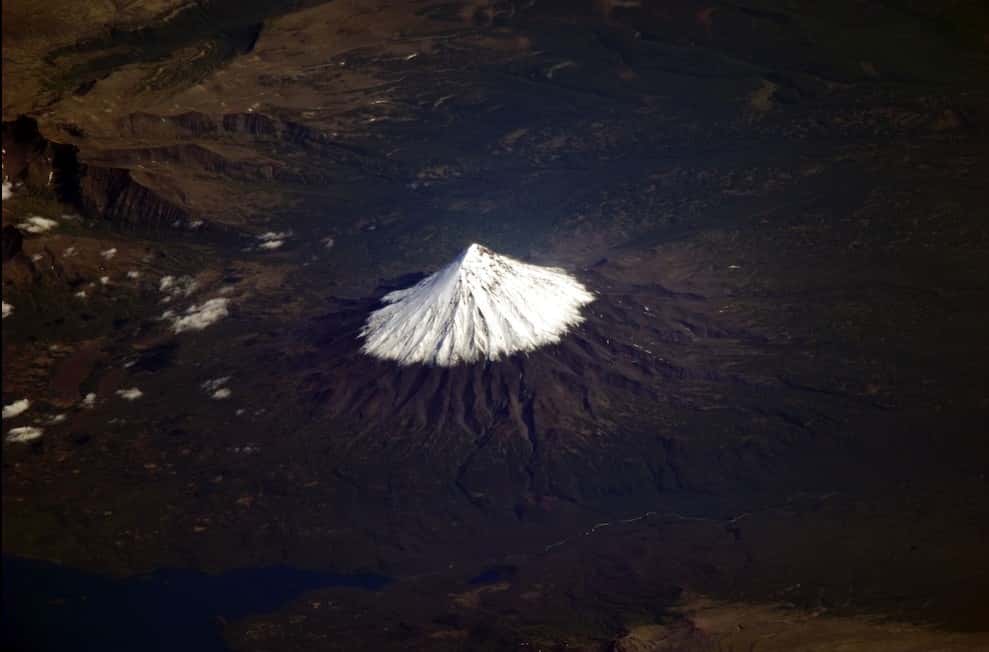  <br />Volcan dans le Kamchatka. © Fyodor Yurchikhin/<em>Russian Space Agency Press Services </em>