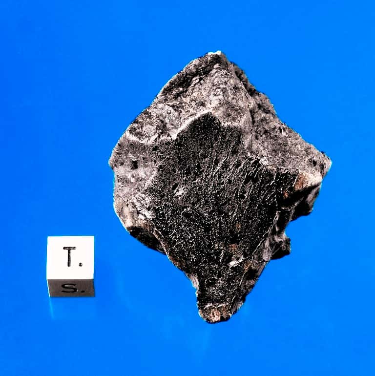 Un fragment de la météorite Tissint. © Macovich Collection-Darryl Pitt