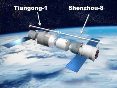 Si le prochain amarrage avec Tiangong-1 rencontrait des difficultés de pressurisation, la Chine serait confrontée à un problème de construction voire de conception, difficile à surmonter pour un module en orbite. © CNSA/Enjoy Space 