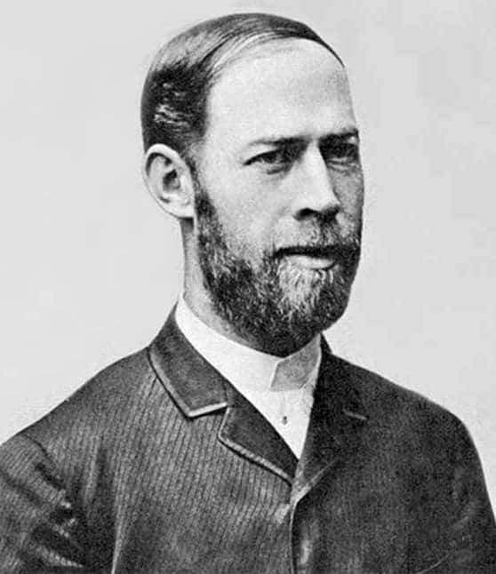 Heinrich Rudolf Hertz (né le 22 février 1857 à Hambourg, mort à Bonn le 1<sup>er</sup> janvier 1894). © Wikipédia-DP