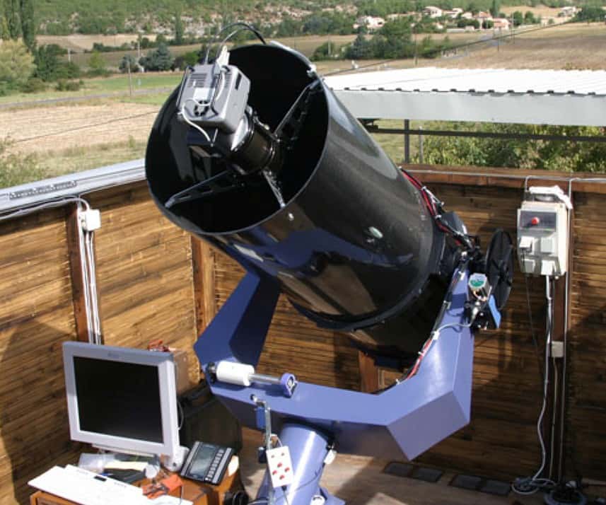 Le télescope automatisé installé à Dauban a déjà permis à Claudine Rinner de découvrir plus de 1.700 astéroïdes. © C. Rinner