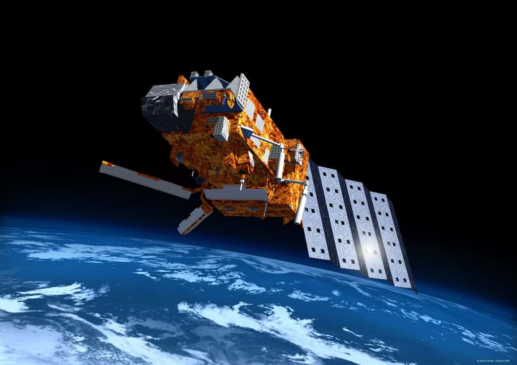 Meteosat 8, lancé en 2002, est le premier membre de la famille Meteosat de seconde génération (MSG). © Esa