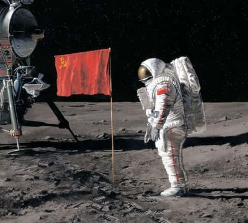 Le programme d'exploration lunaire de la Russie prévoit la mise à l'épreuve de nouvelles technologies qui seront nécessaires aux missions martiennes. En particulier, un nouveau système d'atterrissage de précision sera testé sur la Lune avant d'embarquer sur ExoMars 2018. Quant à l'envoi de cosmonautes russes sur la Lune, il n'est pas prévu avant deux ou trois décennies. © Delcourt /Pécau/Buchet