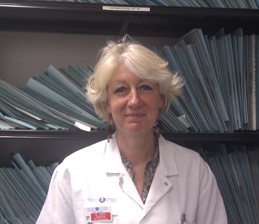 Catherine Costa, docteur en génétique moléculaire à l'hôpital Henri Mondor (à Créteil, en banlieue parisienne) est une spécialiste de l'hémophilie. © DR