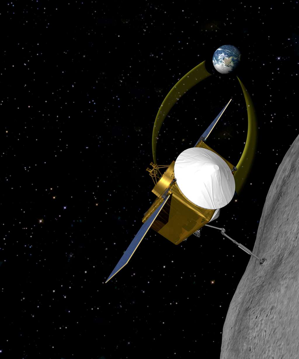  La sonde Osiris-Rex devrait récupérer de la matière sur l'astéroïde 1999 RQ36 à l'horizon 2020. © Nasa/Goddard/<em>University of Arizona</em>