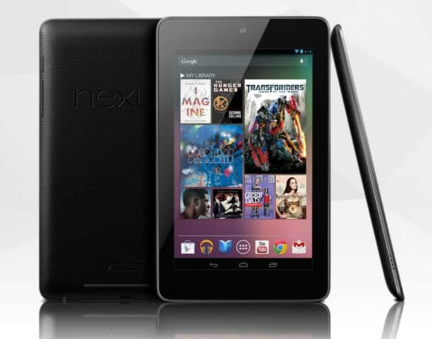 La tablette Google Nexus 7, fabriquée par Asus, est pour le moment uniquement disponible pour les pays anglo-saxons. © Google